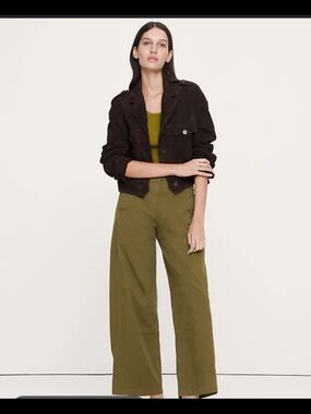 Banana Republic Mid-Rise Relaxed Painter Pull-On Pant